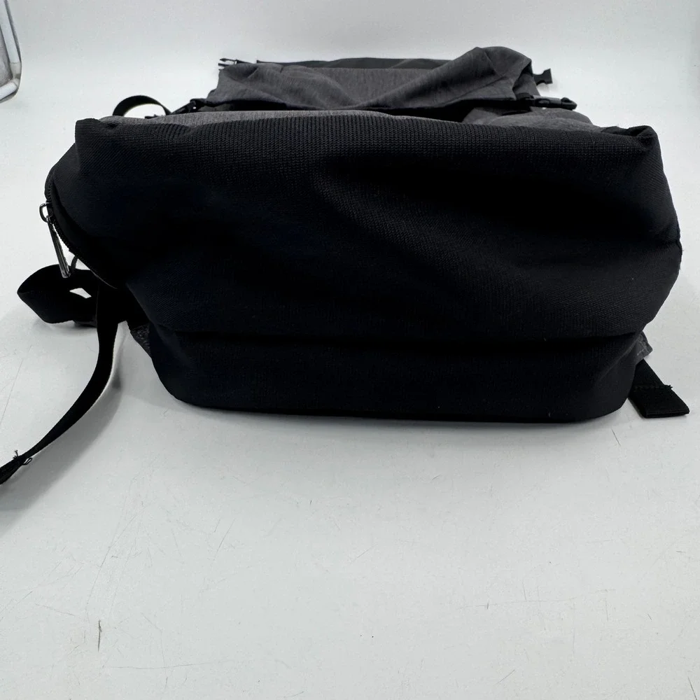 Yonex Dark Grey Roll Top Backpack Bag Sports Travel‎ Rucksack Badminton